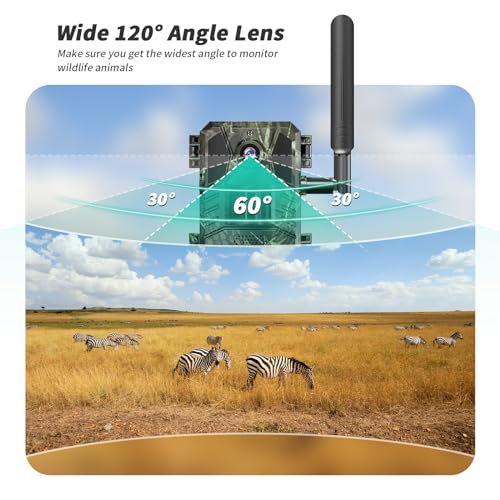 4G LTE Cellular Trail Camera with Live Streaming and Solar A329693