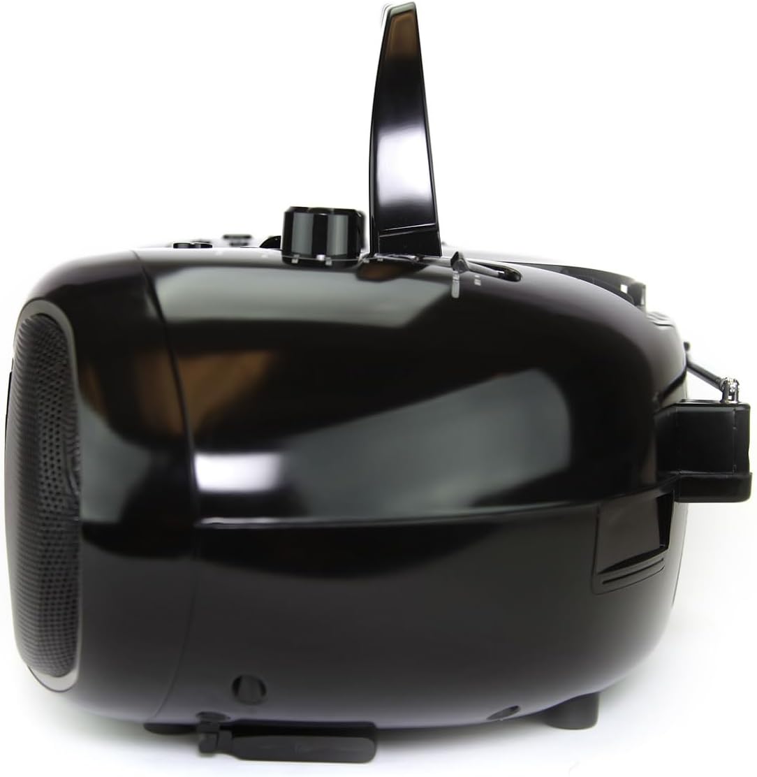Black 7" Bluetooth DVD Boombox with AM/FM Radio M295