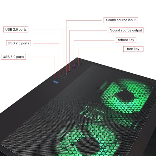 Intel Core i5 14400F RTX 4060 32GB RAM 1TB SSD Tower Computer H95267