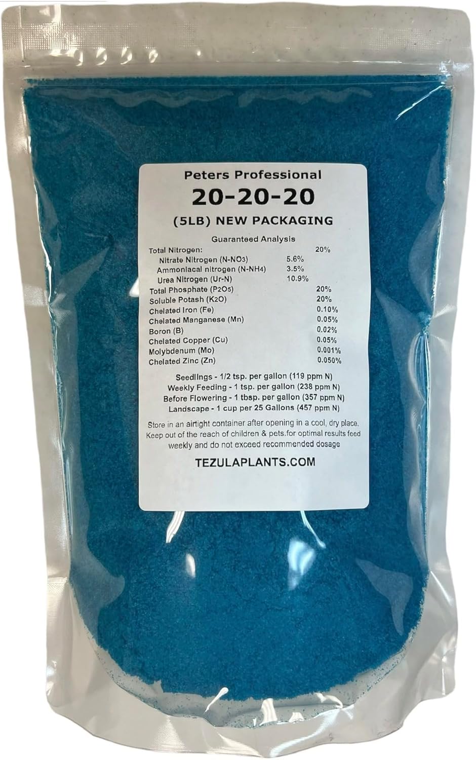 5 Pounds General Purpose Water Soluble Fertilizer with Micro Nutrients C2568
