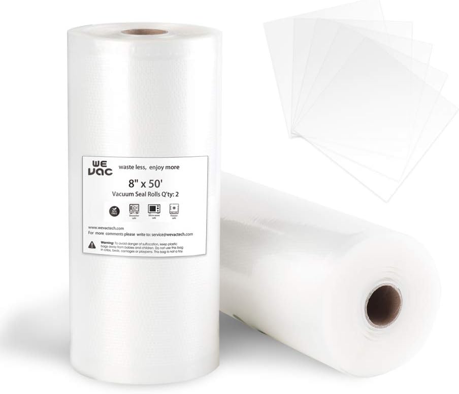 8x50 Rolls 2 pack Vacuum Sealer Bags E9589
