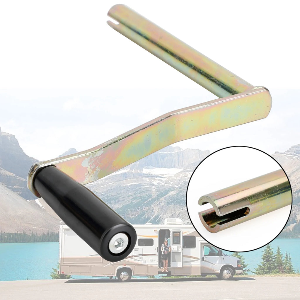 Round Mouth Crank Handle for RV Camper Tent A659