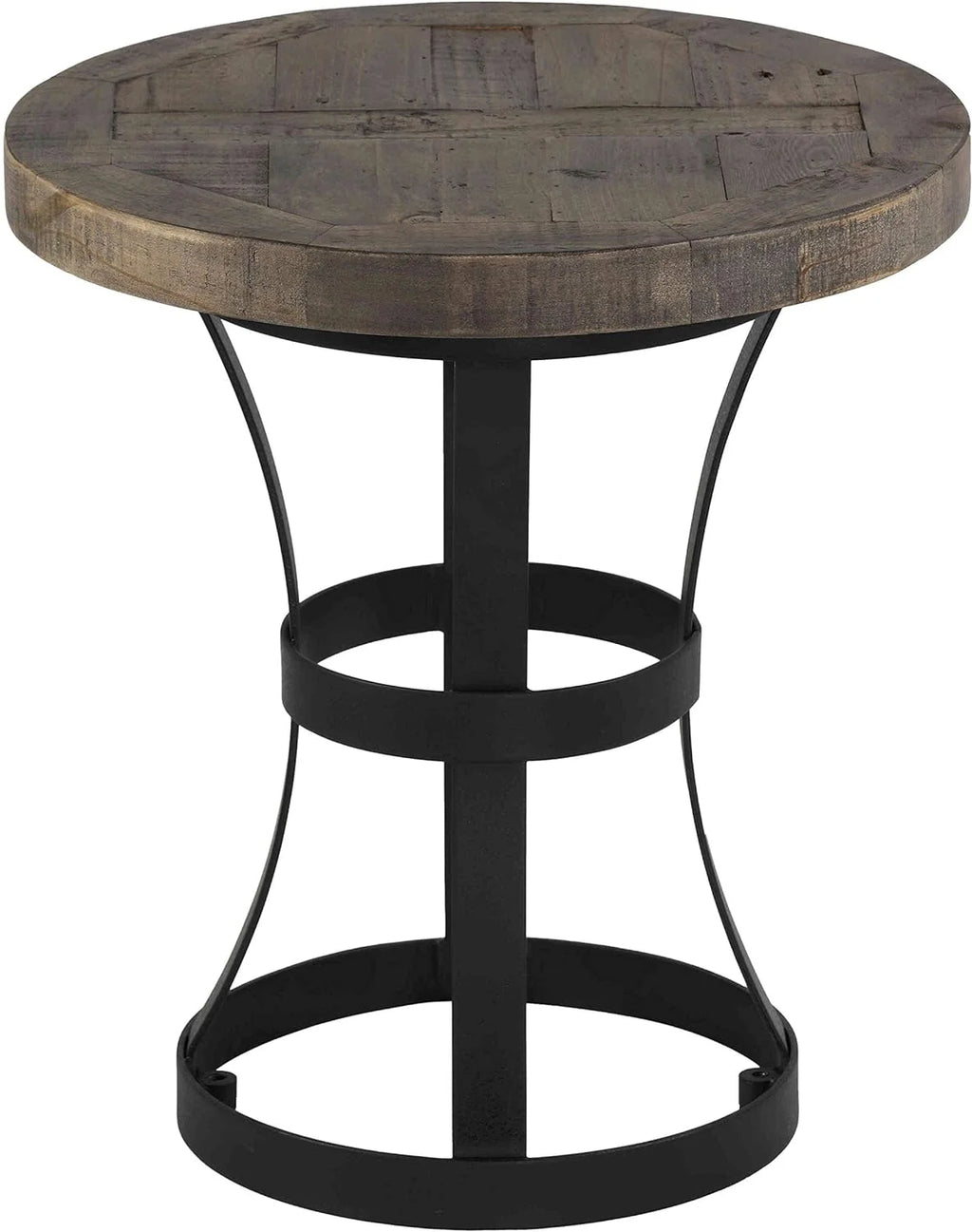 Solid Reclaimed Wood End Table Q107