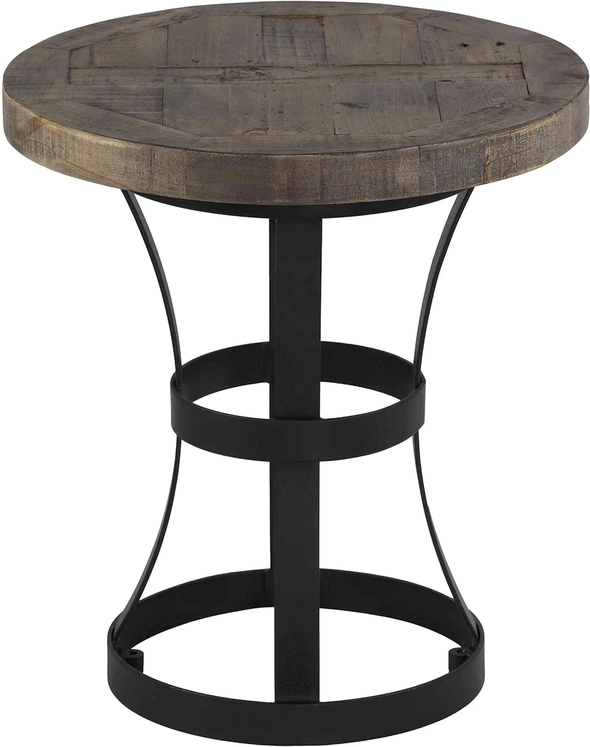 Solid Reclaimed Wood End Table Q107