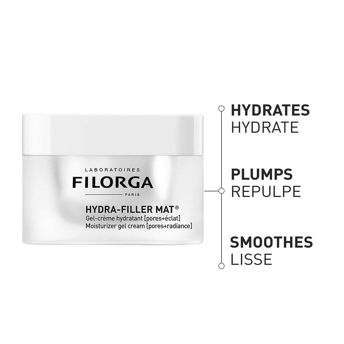 Time-Filler Mat Face Cream with Hyaluronic Acid and Peptides, 1.7 Oz Z8052