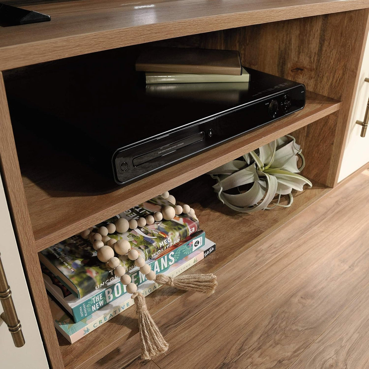 Sindoori Mango Finish Entertainment Credenza D42933