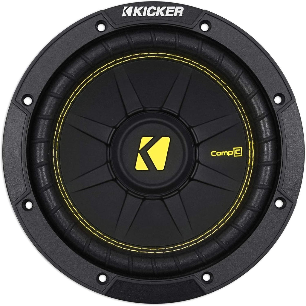 Black Pack of 2 8 Inch Car Audio Subwoofer Z332