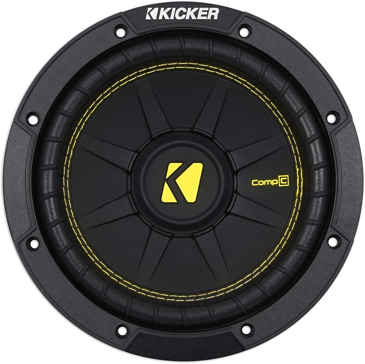 Black Pack of 2 8 Inch Car Audio Subwoofer Z332