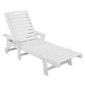 White HDPE Adjustable Backrest Lying Bed H669146