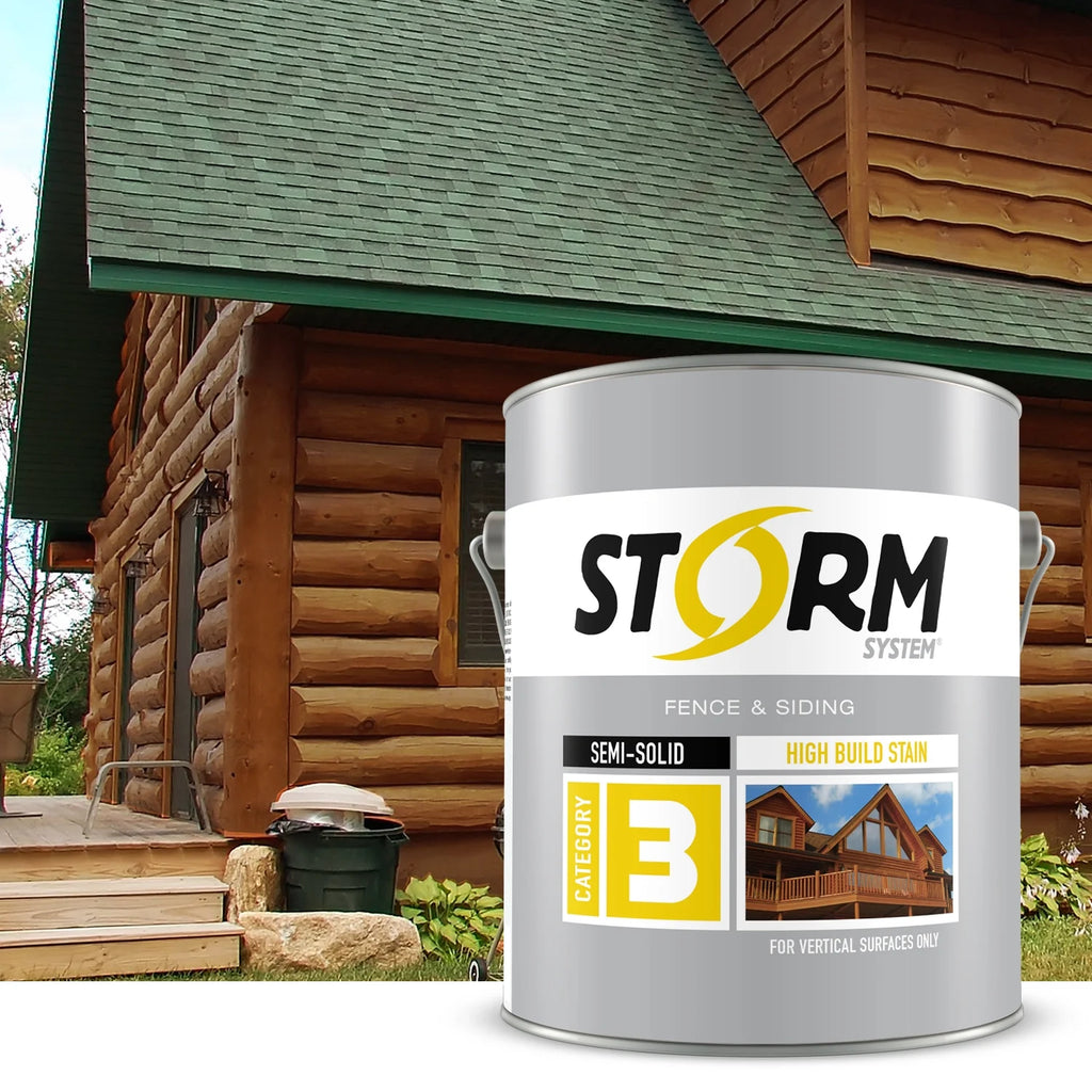 Semi-Transparent Log & Siding Stain + Sealer Teak 1 Gallon Q36614