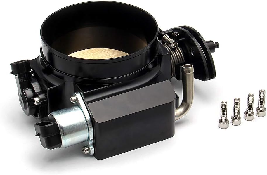92mm Aluminum Throttle Body with TPS IAC Black Z130