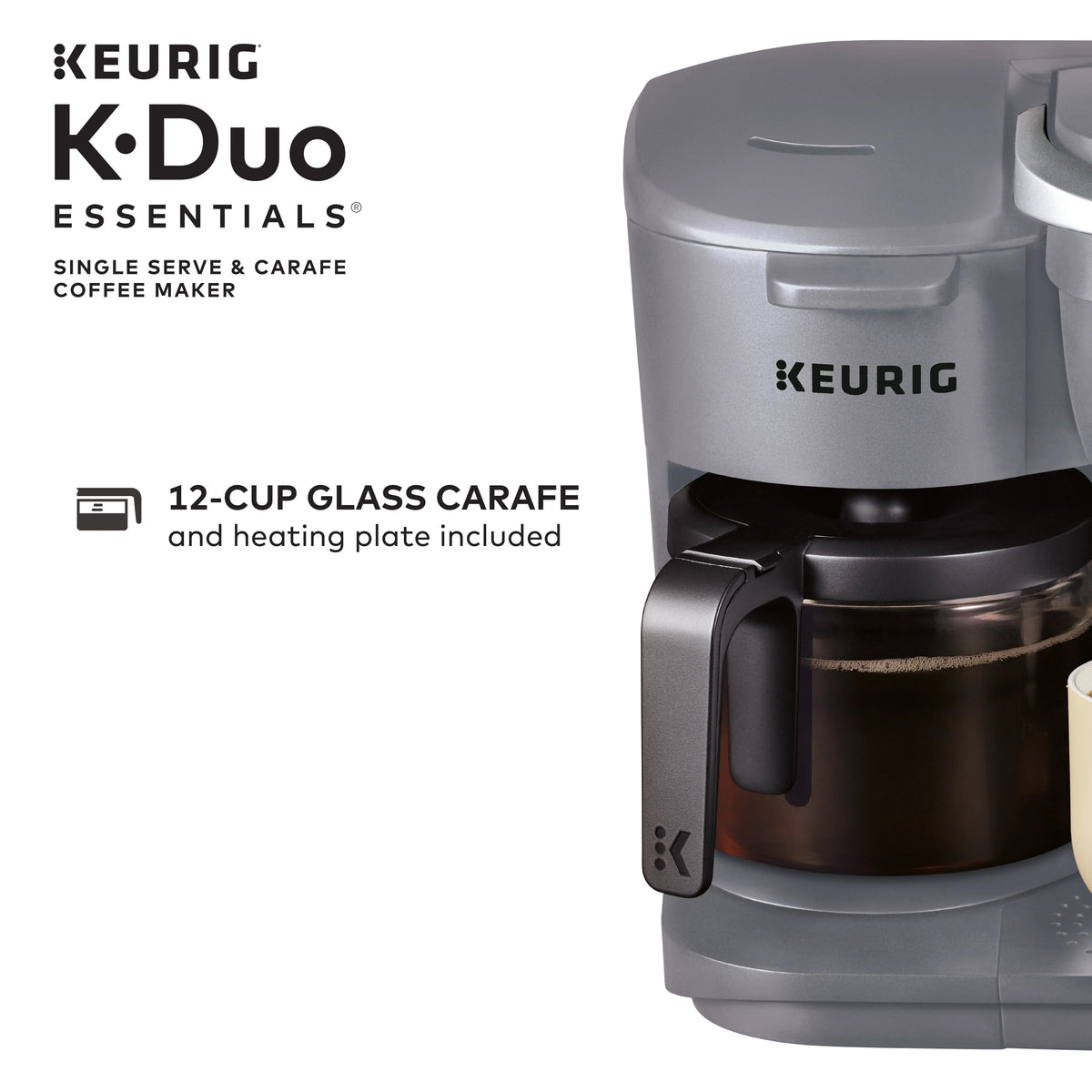 Black Single-Serve K-Cup Pod Coffee Maker E7769