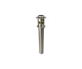Polished Copper Round Lavatory Drain with Overflow U937