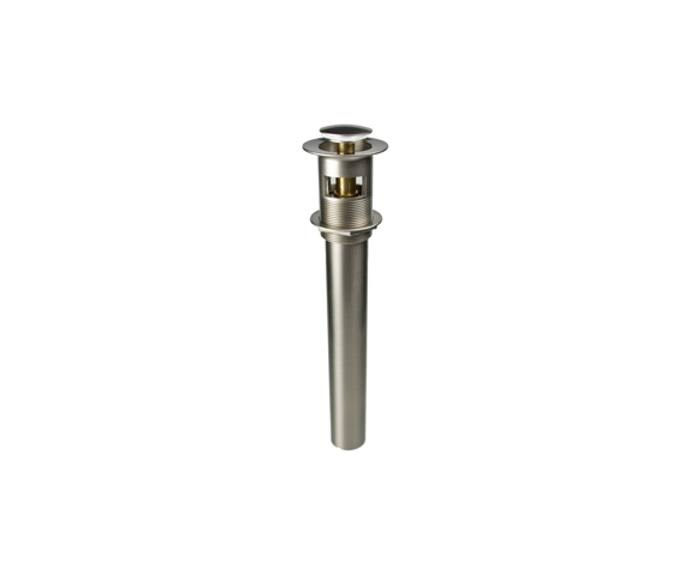 Polished Copper Round Lavatory Drain with Overflow U937