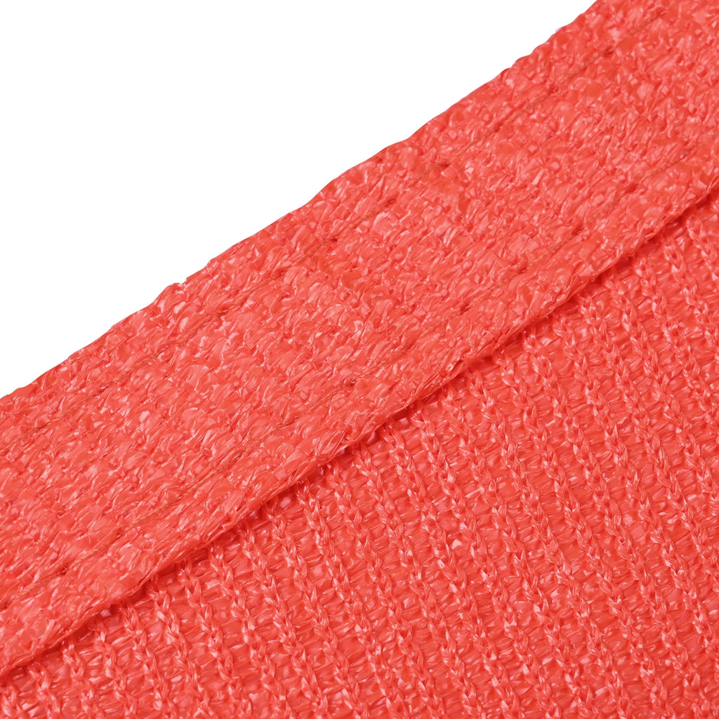 19x13Ft 97% UV Block Rectangle Sun Shade Sail Watermelon Red J900686