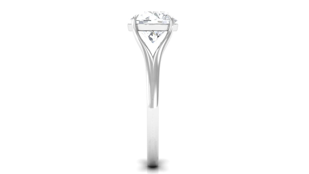 925 Sterling Silver Lab Grown Diamond Solitaire Ring T841