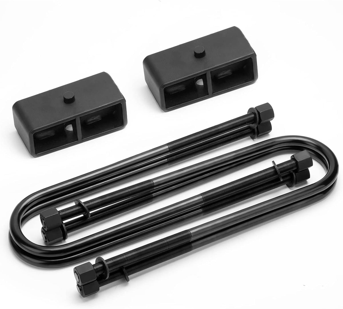 2 Inch Rear Lift Kit with Blocks and U-bolts Set I983838