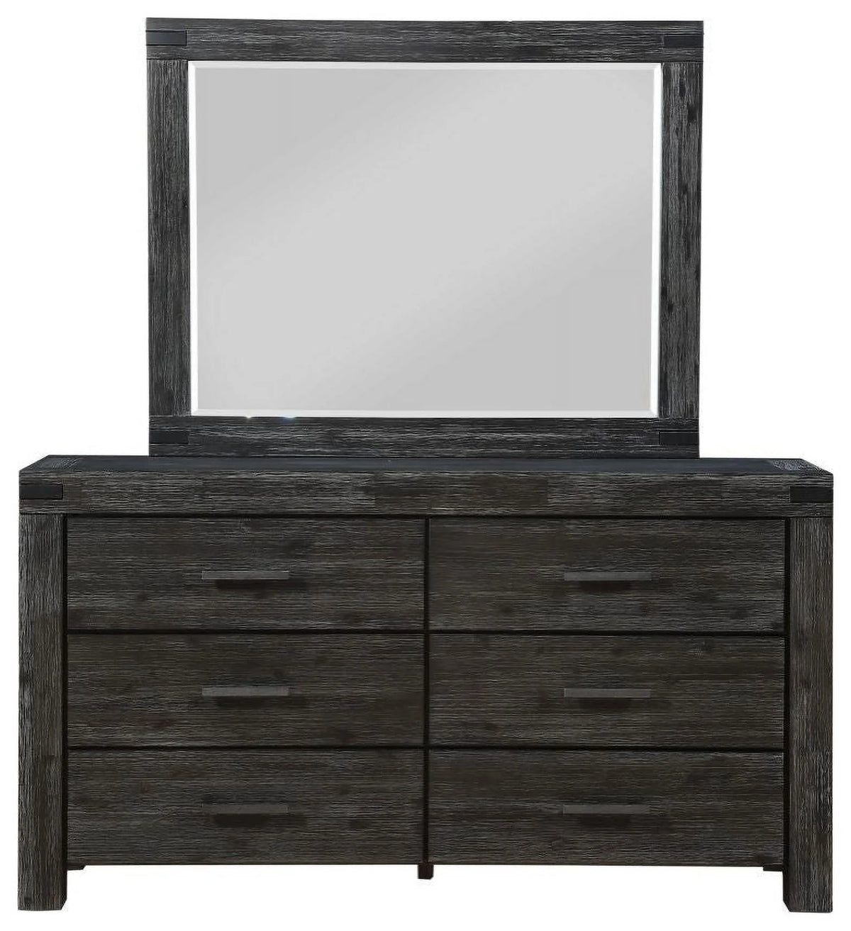2 Piece Dresser and Mirror Set Graphite H21190