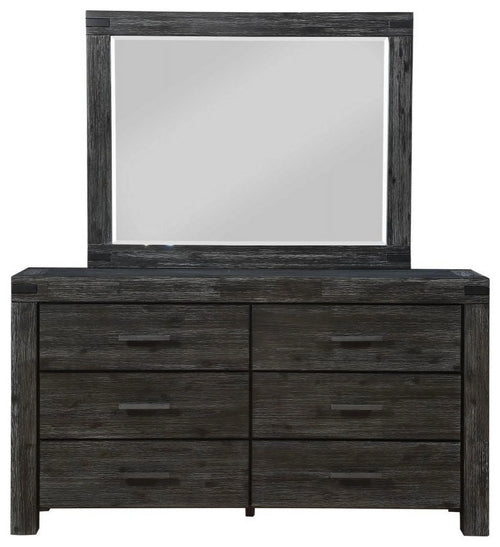 2 Piece Dresser and Mirror Set Graphite H21190