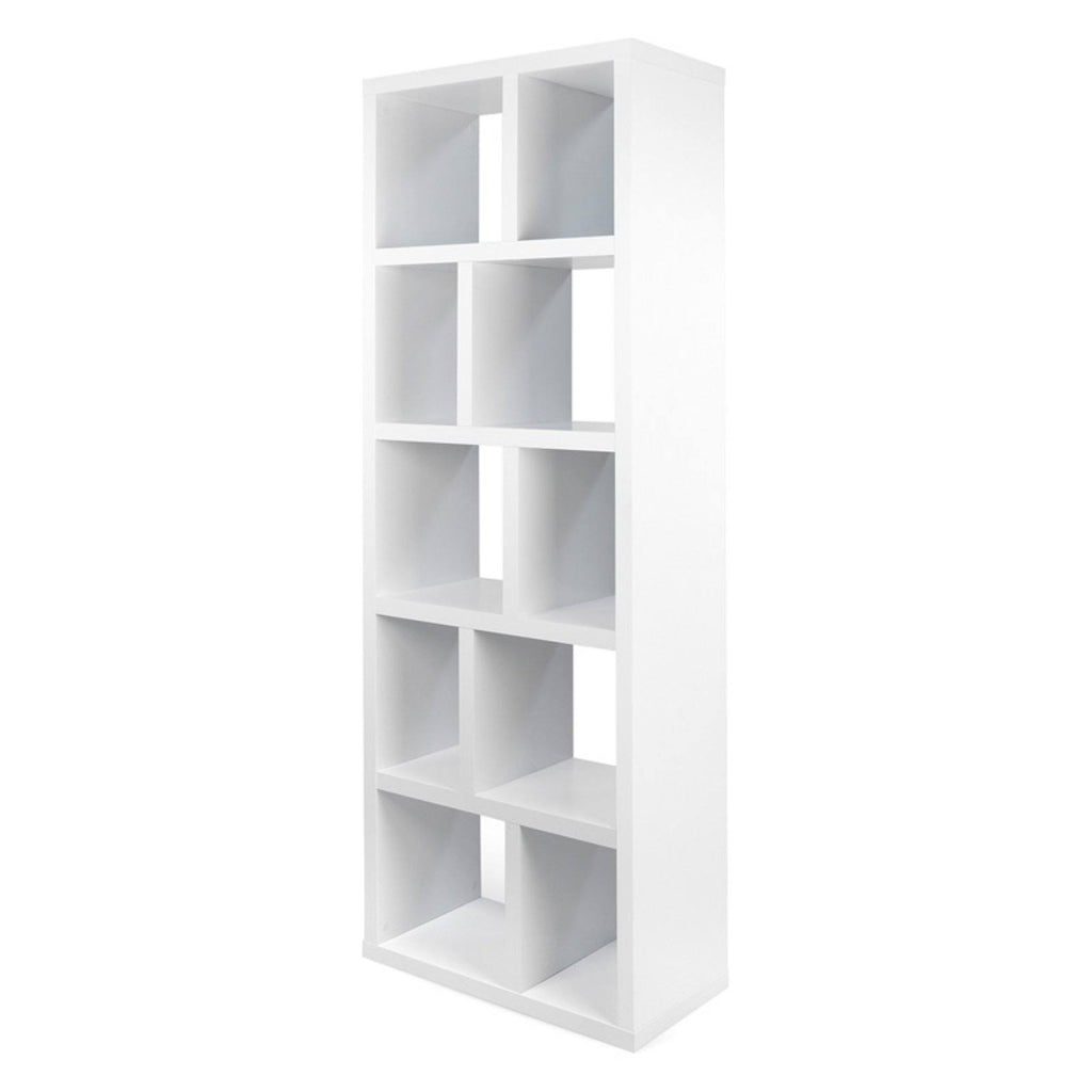 Pure White 5 Level Bookcase N409
