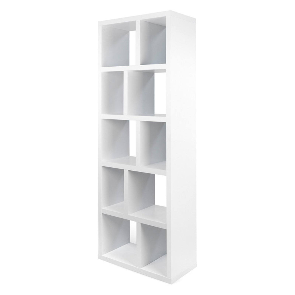 Pure White 5 Level Bookcase N409