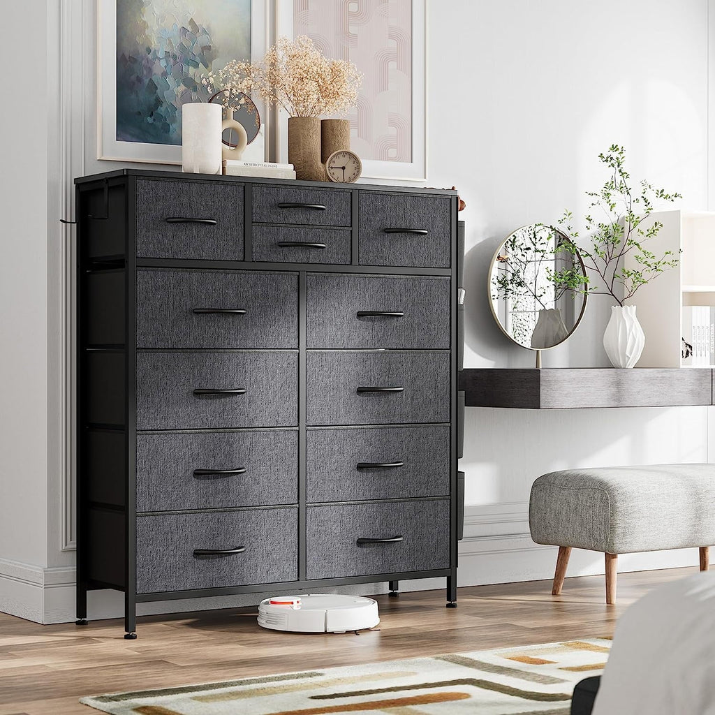 12 Drawer Fabric Dresser N251