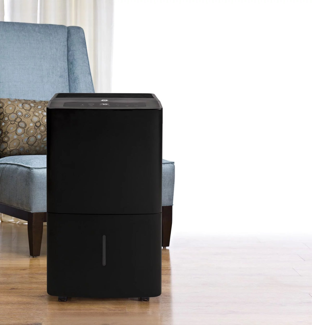 45-Pint Portable Dehumidifier with Drain, Black T41168