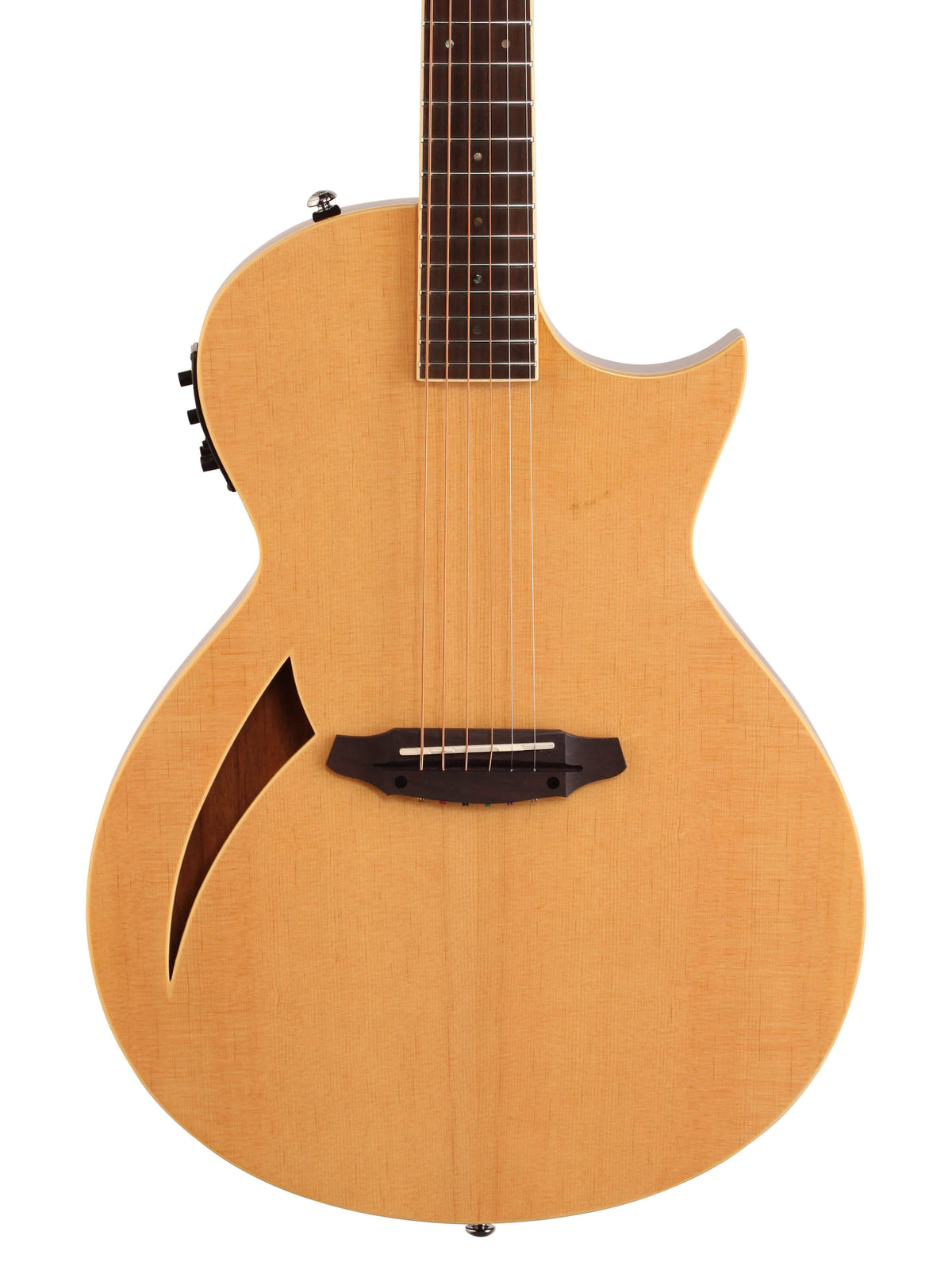 Natural Thinline Acoustic-Electric Guitar P943