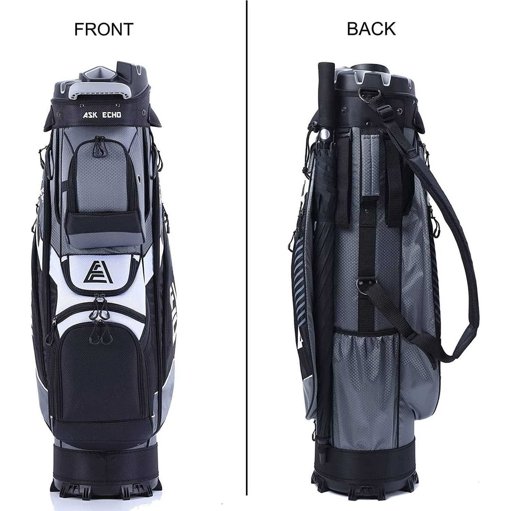 14 Way Organizer Golf Cart Bag with Rain Cover I13377