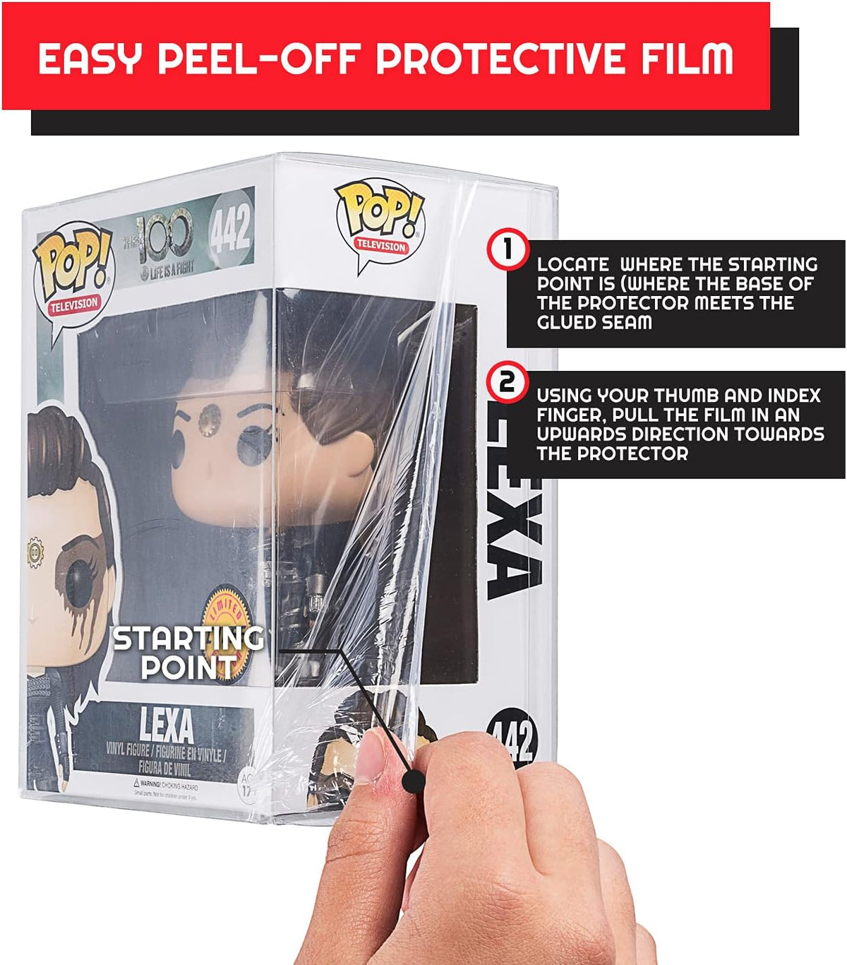 Display Case Protector for 4 Inch Funko Pop (Pack of 80) O93622