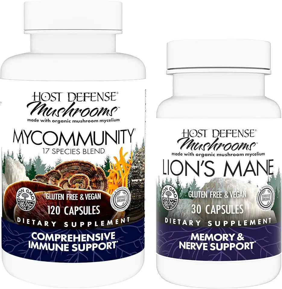 120 Count & 30 Count Mushroom Blend Capsules T113