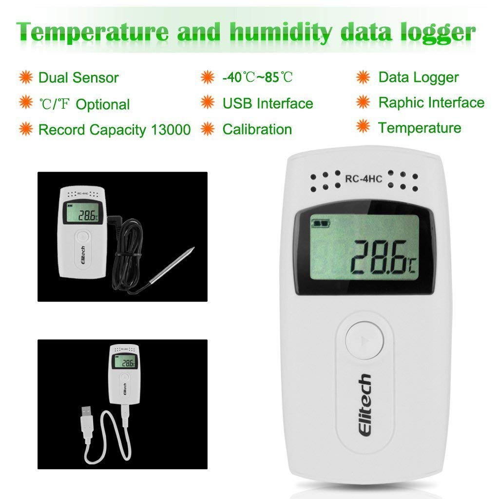 Temperature Humidity Data Logger Pack of 2 D6970
