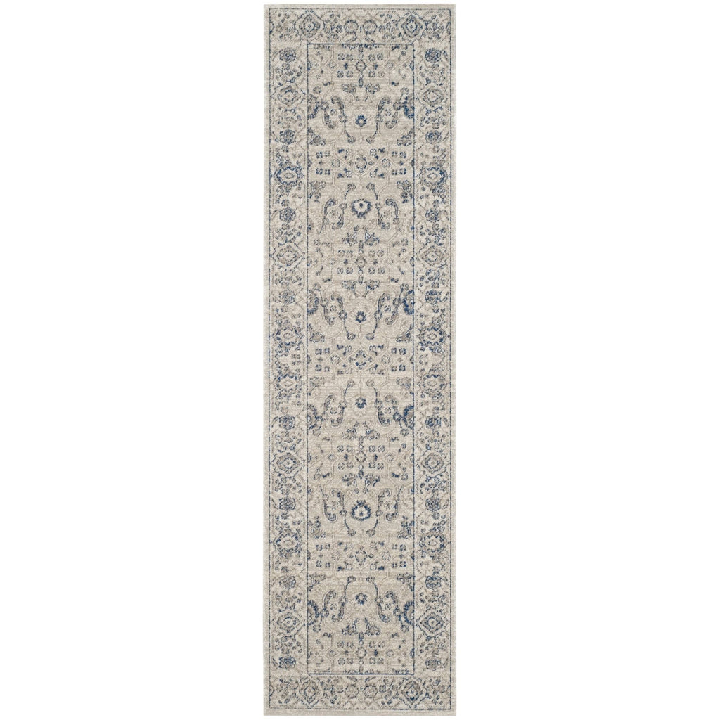 Rust / Navy Rectangle Rug M903657