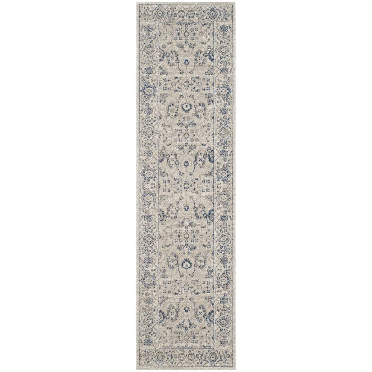 Rust / Navy Rectangle Rug M903657
