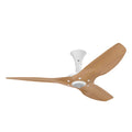 52 Ceiling Fan with Bamboo Blades and White Finish with LED T478