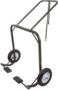 Black Ice Snowmobile Dolly Cart with Large Pneumatic Wheels Y55716