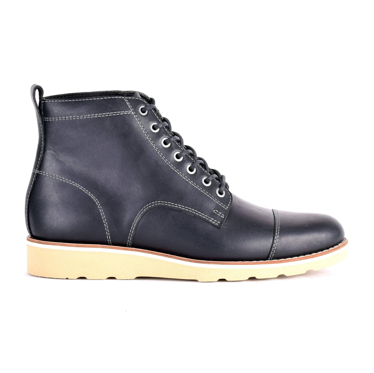 Black Cap Toe Boot C723