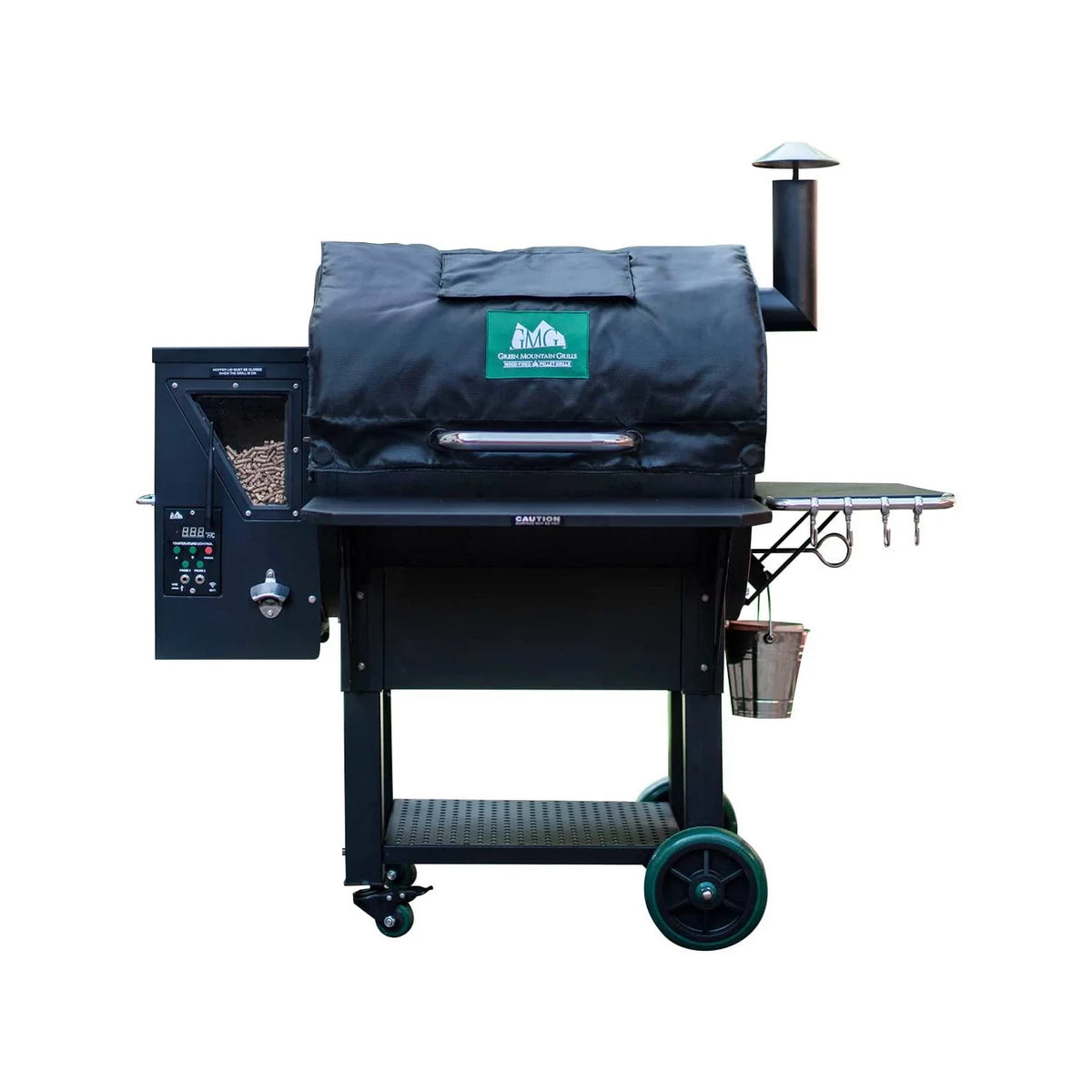 Insulated BBQ Grill Thermal Blanket, Black H19773