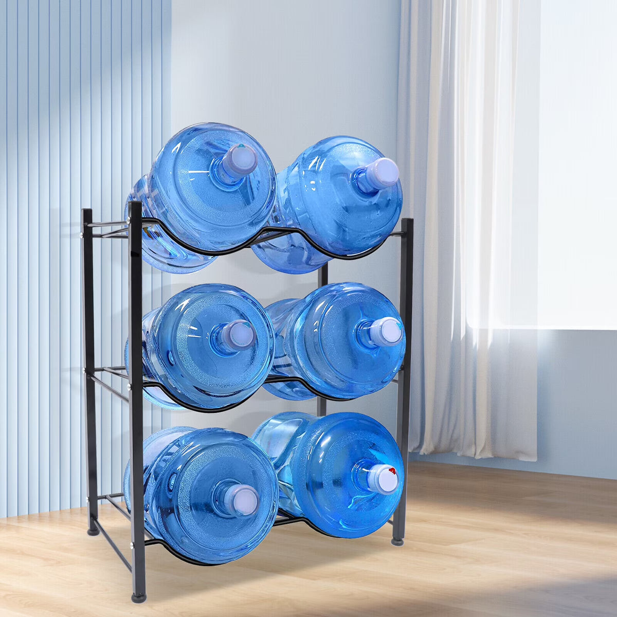 5 Tiers Water Bottle Holder for 6 Bottles W5863