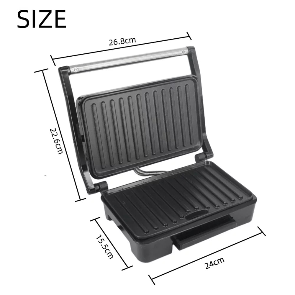 Nonstick Stainless Steel Panini Maker T794533