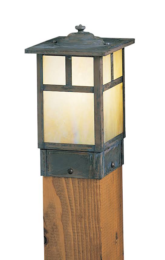 Mission Square Post Cap with T-Bar Overlay A228796