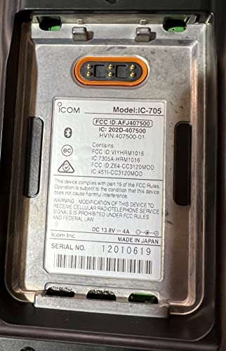 IC-705 HF/VHF/UHF All Mode Portable QRP 5W/10W Transceiver H98927