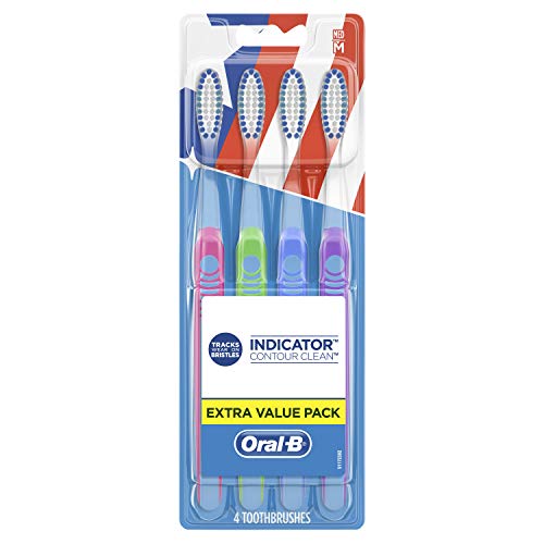 Medium Toothbrushes, 4 Count S707