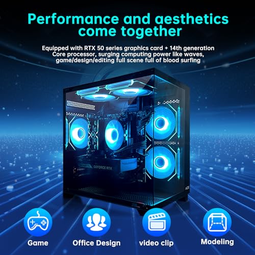 Intel Core i5 14400F RTX 4060 32GB RAM 1TB SSD Tower Computer H95267