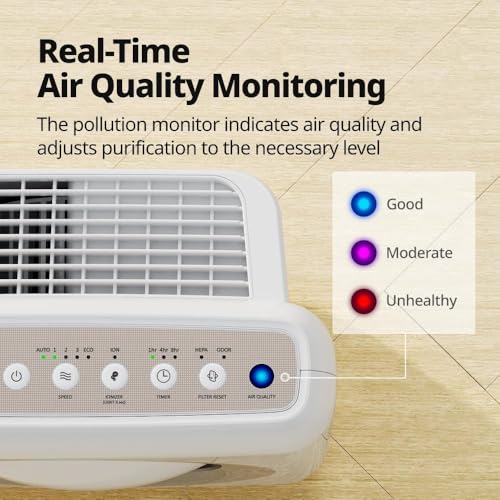 White True HEPA Air Purifier L665