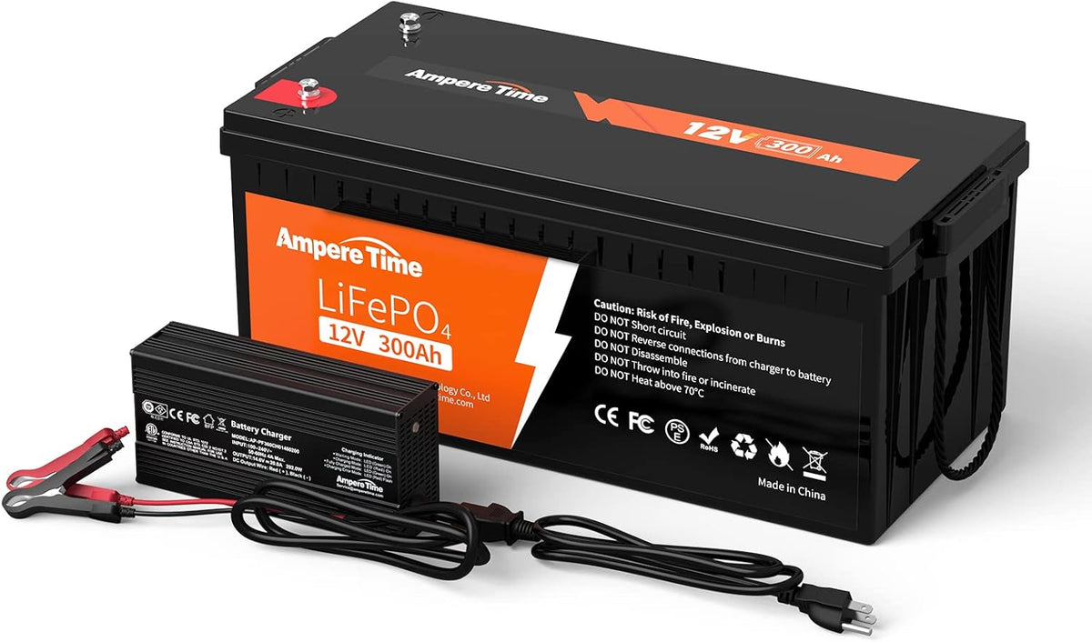 12V 300Ah LiFePO4 Battery with 20A Charger R2891