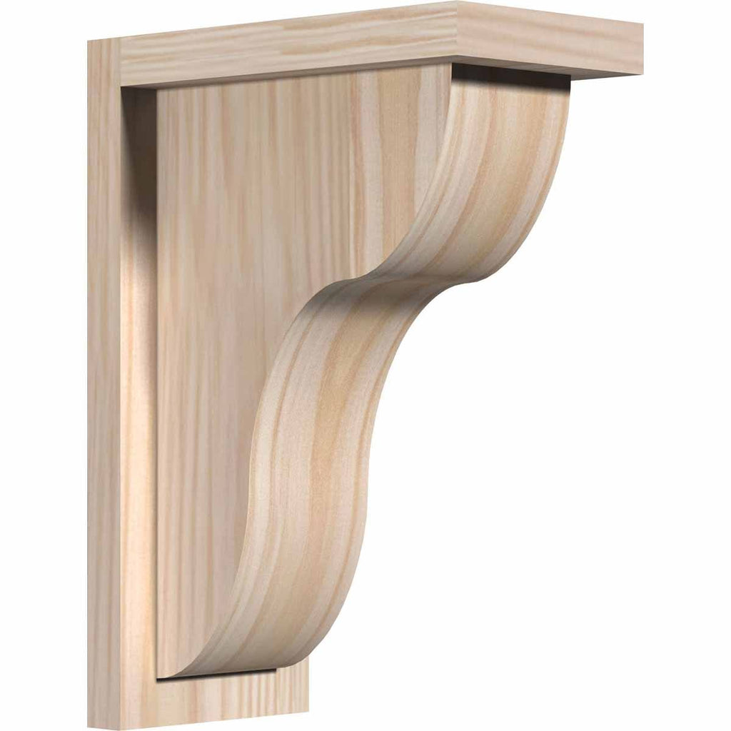 Carmel Smooth Corbel with Backplate E218133