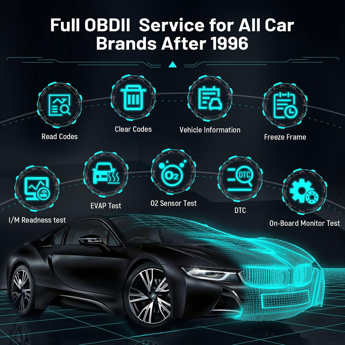 Bidirectional OBD2 All System Car Diagnostic Scanner E14069