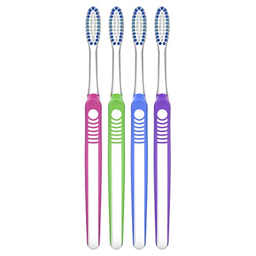 Medium Toothbrushes, 4 Count S707