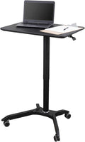 Pneumatic Adjustable Height Rolling Standing Desk Cart K212065